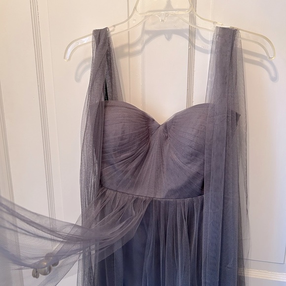 Jenny Yoo Wren Dress in Shadow Gray, Size 4 - Picture 6 of 7